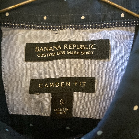 Banana Republic custom 078 wash shirt Camden Fit size small - Picture 4 of 8